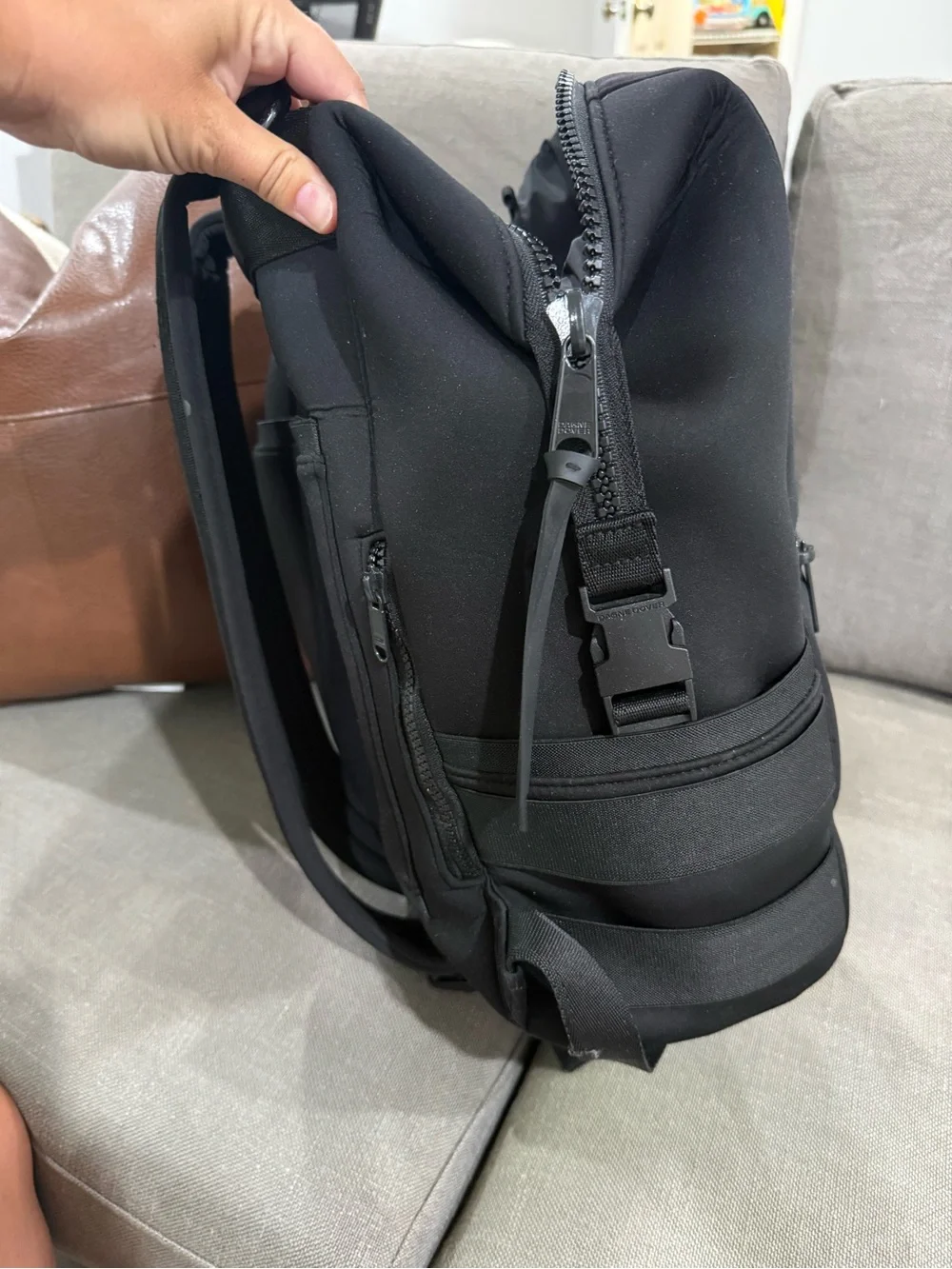 Dagne Dover Black Baby Backpack